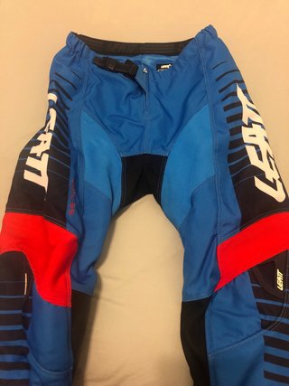 Pantalones Leatt Moto Enduro Cross Azul Como nuevo