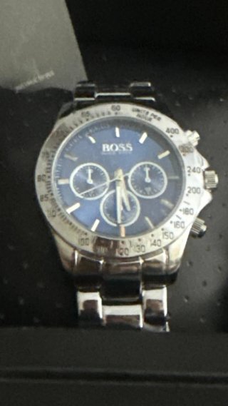 Reloj Hugo Boss MOD Acero Esfera Azul Cronógrafo