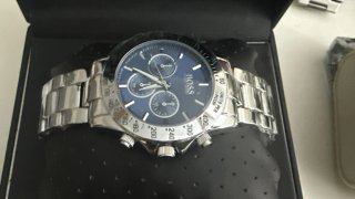 Reloj Hugo Boss MOD Acero Esfera Azul Cronógrafo