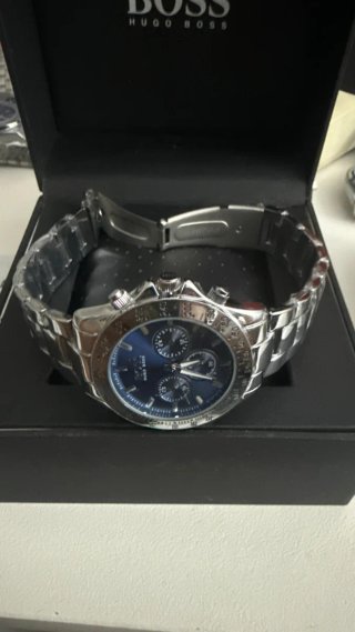 Reloj Hugo Boss MOD Acero Esfera Azul Cronógrafo