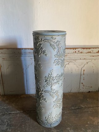 Rodillo antiguo para estampacion textil