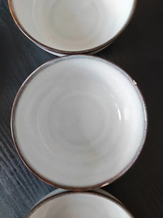 Tazón de postre de cerámica