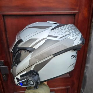 Casco Modular Shark con Intercomunicador