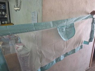 Barrera de Cama Infantil Azul