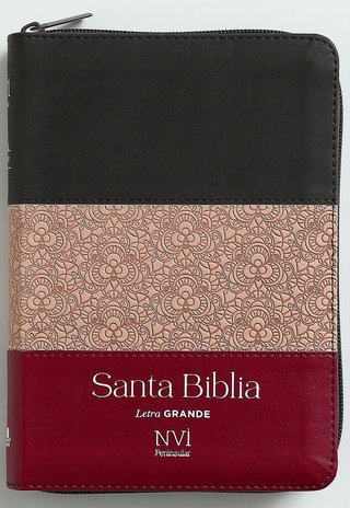 Biblia NVI Peninsular Portátil Letra Grande Tricol