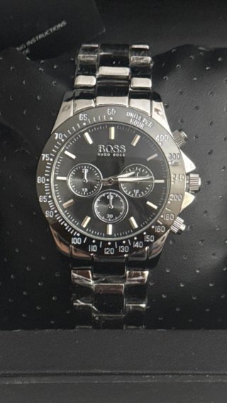 Reloj Hugo Boss MOD Acero Cronógrafo Esfera Negra