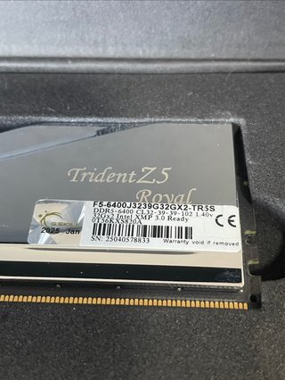 64GB DDR5 6400MHz CL32 G.SKILL Trident Z5 Royal
