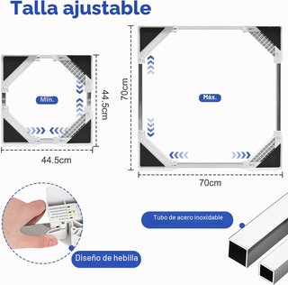 Kit Apilamiento Lavadora Secadora Universal
