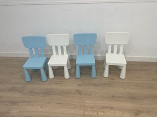 Set de 4 Sillas Infantiles Ikea