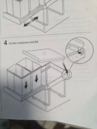 Cubo Basura Empotrado Cocina 20/20L