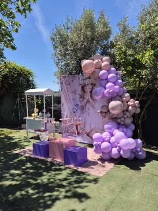 Decoración para Comunión al Aire Libre