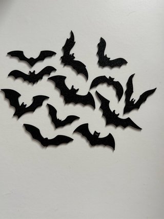 Set de Siluetas de Murciélagos para Halloween