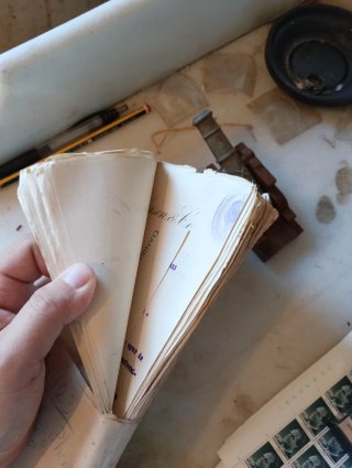 Documentos antiguos 1923 Cádiz cartas