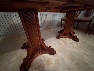Mesa comedor extensible + 6 sillas clásicas