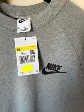 Sudadera Nike Gris Talla M
