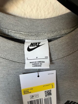 Sudadera Nike Gris Talla M