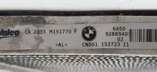 CONDENSADOR / RADIADOR AIRE ACONDICIONADO BMW SERIE 1 LIM. (F20) 116d