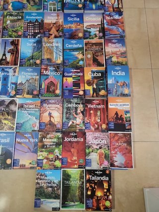 guias lonely planet a 15 euros unidad
