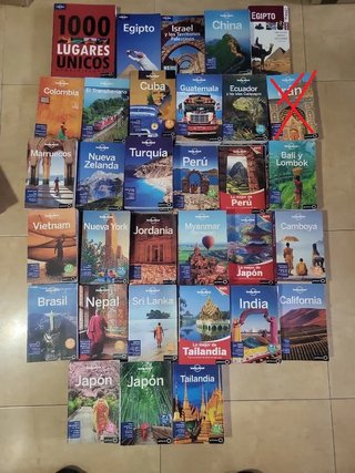 guias lonely planet a 12 euros unidad