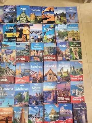 guias lonely planet a 10 euros unidad