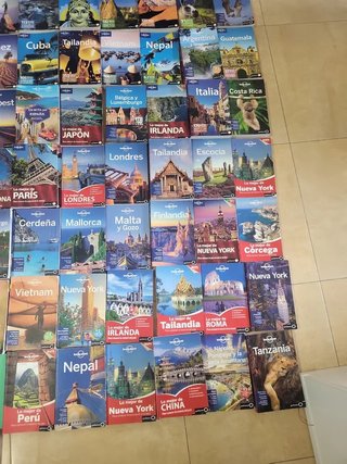 guias lonely planet a 10 euros unidad