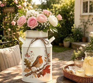 Jarrón Estilo Vintage Shabby Chic