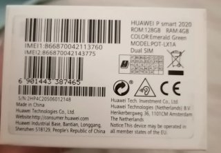 Huawei P Smart 2020 Negro