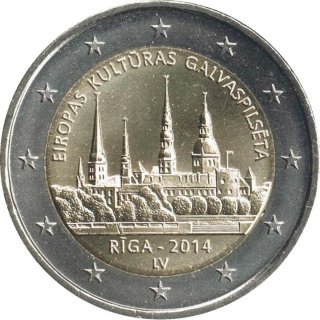 2€ Letonia 2014 Conmemorativa Riga
