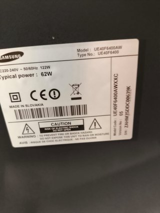 Smart TV Samsung 40 pulgadas wifi con mando