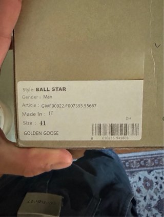 Golden Goose Ball Star Blu Scuro Taglia 41