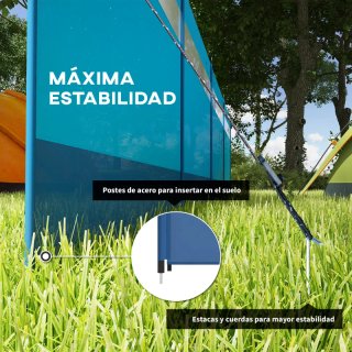 Cortavientos camping