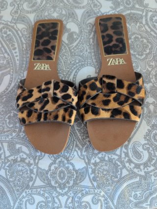 Sandalias Zara leopardo