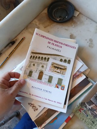 Lote de catálogos de exposiciones filatelicas