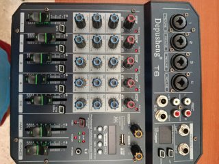 Mixer Audio Depusheng T6 a 6 Canali+ Usb
