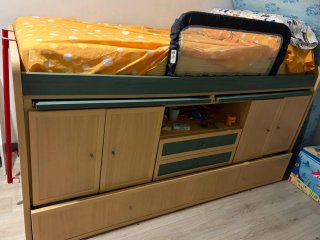 Cama Compacta con Almacenaje