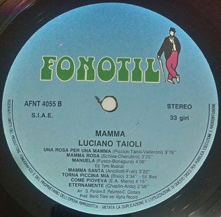 Luciano Taioli Mamma LP 12 Per la tua festa...
