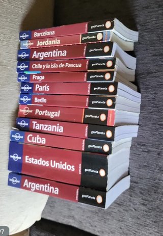 LOTE GUIAS LONELY PLANET. PRECIO X TODAS