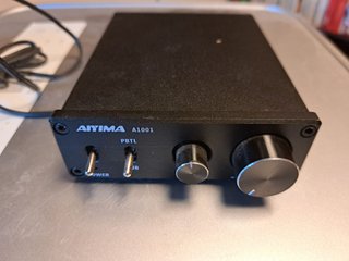 Amplificador Aiyima y Altavoz Malone 300W