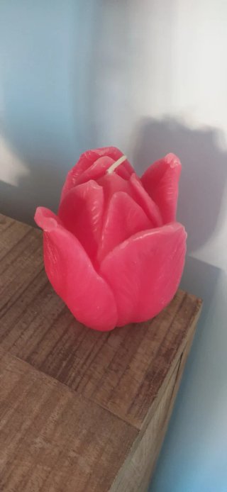 Vela Zara Home con forma de flor