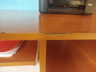 Escritorio de Madera con Estantería