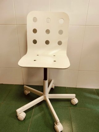Silla de Escritorio Infantil Blanca