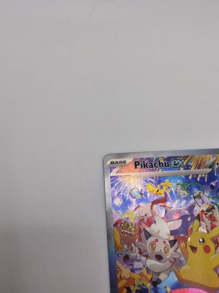Carta Pokémon Pikachu EX Rara Illustrazione