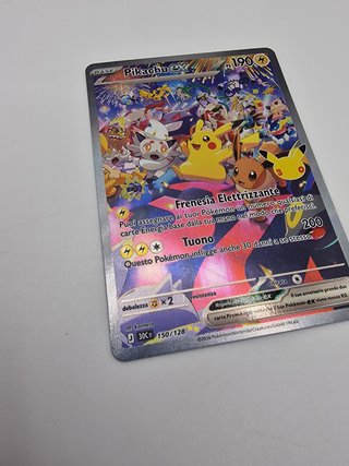 Carta Pokémon Pikachu EX Rara Illustrazione