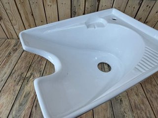 PORCELANA PARA LAVACABEZAS BLANCA MOD.5