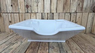 PORCELANA PARA LAVACABEZAS BLANCA MOD.4