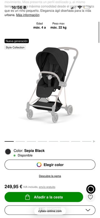 Cochecito Cybex Mios Verde