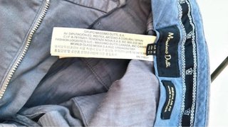 Pantalón Massimo Dutti Hombre Talla 38 Gris