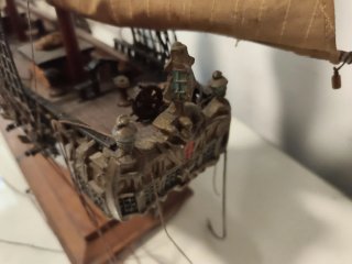 Maqueta de Barco Artesanal. Fragata española siglo