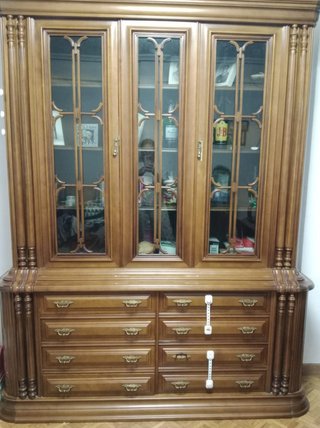 Mueble de Salón de Madera Maciza