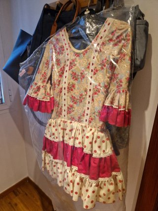Traje de gitana estampado